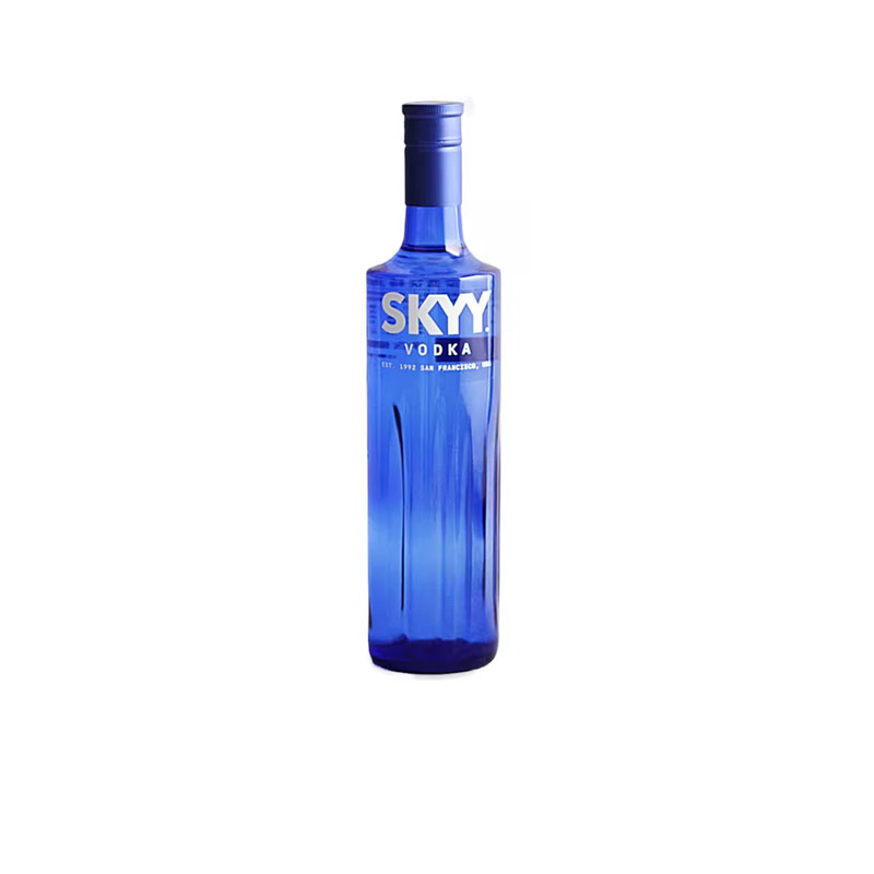SkyyVodka深蓝伏特加原味750ml蓝天鸡尾酒调酒基酒配制烈酒