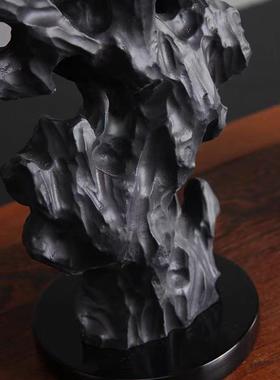 新中创意树脂太湖石PXA摆桌件软装样板房售部客楼式厅玄关面家居