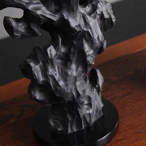 新中创意树脂太湖石PXA摆桌件软装样板房售部客楼式厅玄关面家居