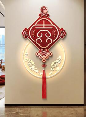 中饰国结入户玄关29154装福画新中式喜庆字走廊过挂画寓道意好发