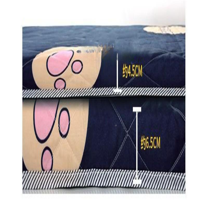 睡打绵地铺睡垫软垫生学宿舍床垫可折叠AL145689单觉人海垫褥租房