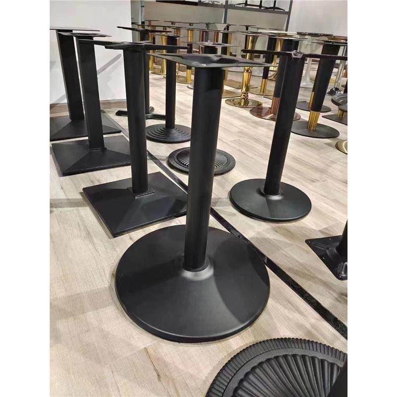 桌子桌腿铁艺桌腿架金支属桌脚不锈钢桌JJZ架台脚架茶几吧圆桌餐