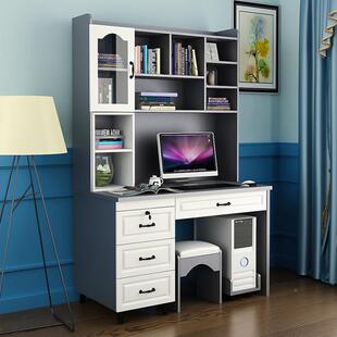 书柜书组合80c一29372体书架卧室儿童m电脑写桌字桌台式 带学生学
