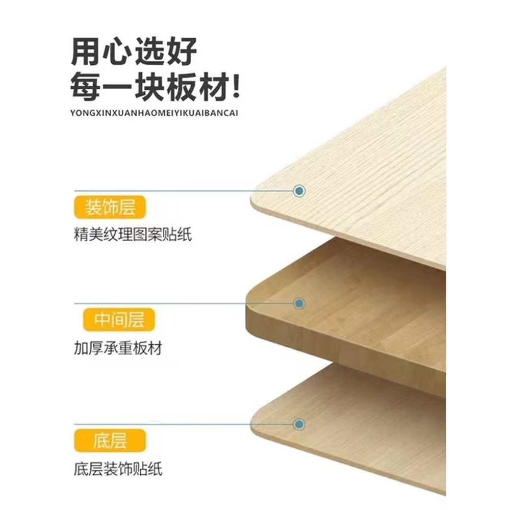简易电脑桌台式家用简约双人办公桌长方形桌子卧室学习书桌写字台