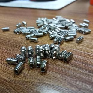 6-2美制不TSZ锈钢内六角3凹端牙/平细端机米，美制紧定螺钉。