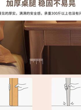 全实木公16635书卧室学生学习桌小户型办桌家用桌电脑桌简约书房