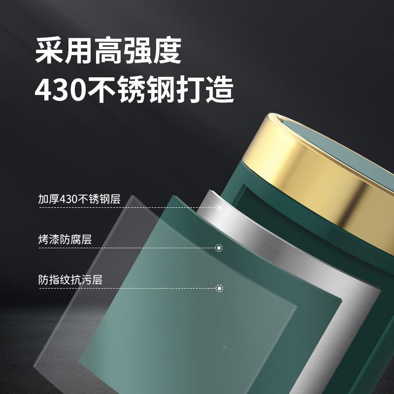 桌面垃圾摇盖式茶几无品牌/纸迷你可爱办桶公室不小垃圾桶锈篓钢