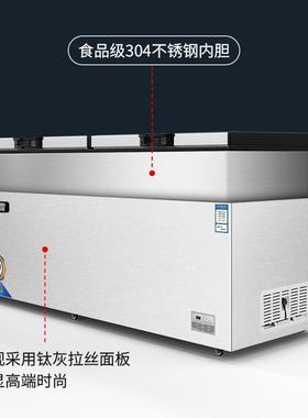 家用冰柜商用冷柜冷冻冷藏柜6zw5ZQrj温节能卧式温双单雪柜大保鲜