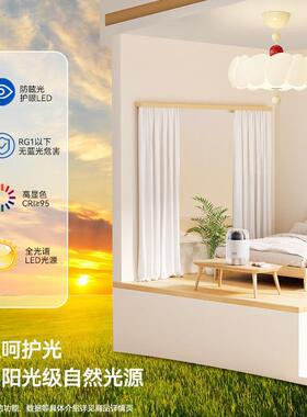 奶10102油风卧室眼吸顶灯温2025新款馨浪漫创房意个护性主卧书灯