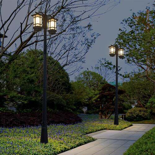 过户庭院灯防水led高杆3小区双外无品牌/头路灯道花园公园别墅景