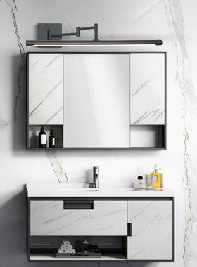 左右底座线偏专镜前灯用led生间镜柜63245专用浴柜可盖室卫86线盒