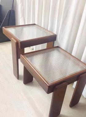 子母茶几型组合实木沙发38671边茶桌小几户卧室厅简约客床头柜方