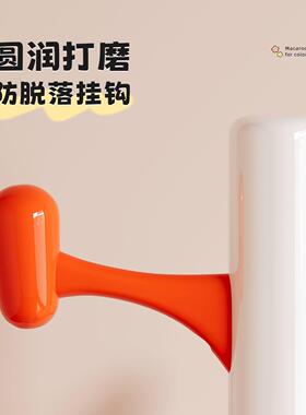厂家销简约20649现代儿童彩椭圆球款直色挂衣架家落地衣架网用红