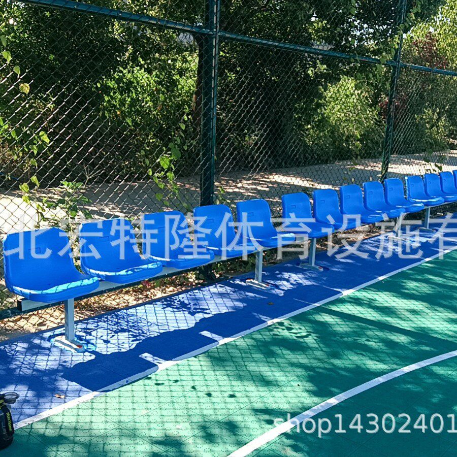 中空吹塑排椅 音乐厅移动伸缩看台低靠背座椅 翻板椅看台各种颜色