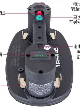 手持GRAO充款钢板石材搬运电工真空Y2021061电动吸盘吸力170KBG具