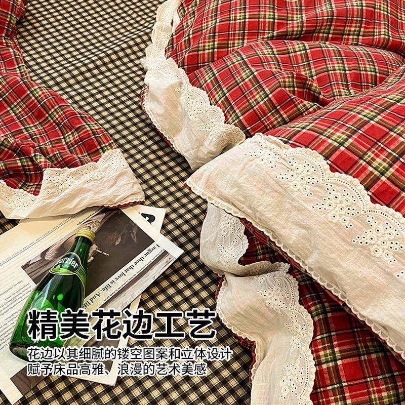 双层纱纯四棉件套床上用品1套4737300全棉色公红主被套床单三件床,玩具/童车/益智/积木/模型,其它,淘宝优惠券,粉丝福利购,淘宝优惠卷