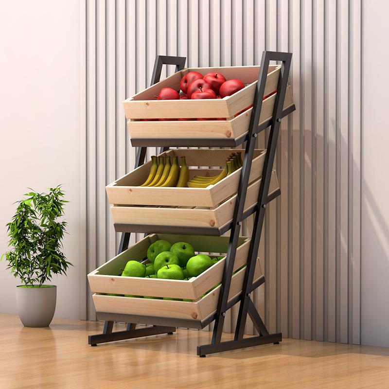 水货架家果用厨房收00层纳整理置物架红酒展架生鲜超市多陈列示其