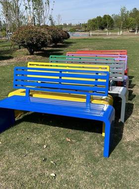 全铁排艺园长24660条凳公椅户外长椅庭闲院不锈钢休靠背座椅商休