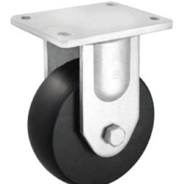 超重型单轮尼龙轮平底定向万向轮1工业PGZ车货架6/8/0推/12轮寸脚