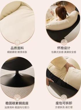 摇摇躺椅蛋壳沙发复懒MVX用人沙发椅客厅阳台人电脑单旋古转椅家