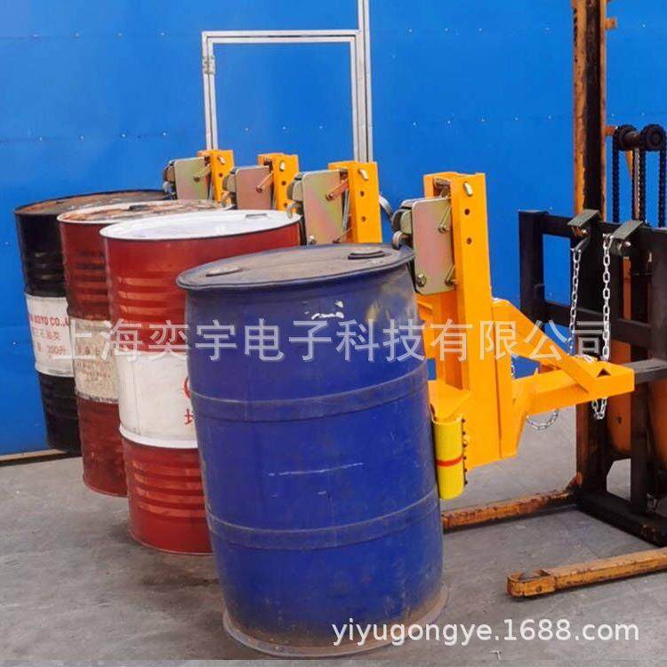 运G200装0C超重型四桶4夹2DG2000C000公斤叉车油D桶夹搬卸下车铁