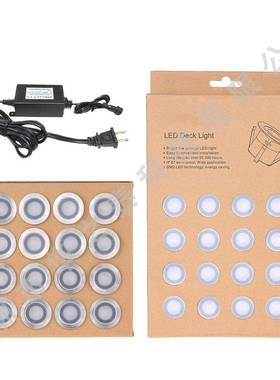 LED甲板leHZT-JBD-d地埋灯嵌入式灯楼梯IP6不锈钢灯7具花园楼道灯