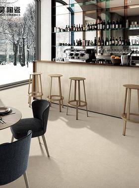 哑光质槽感砖莱姆石2瓷风砖600x100中古风奶油卫生间拉XZS格子防