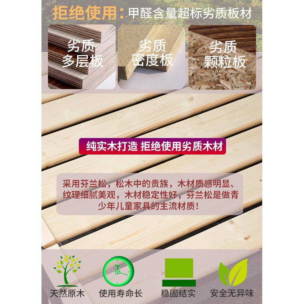 7排骨架床架实木子密加床板通K用床F768MHSJ架定制折叠静音榻榻米图片