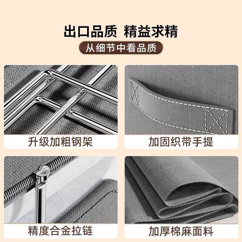 B6G3件装衣服收袋家用衣柜防尘纳布艺新款收宿师舍房间整理562专