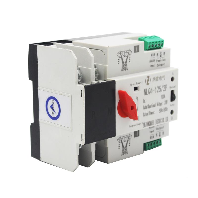 220V市电切换不断电双2电源自动转换开关英文NHXEQ4-15/P263A100L