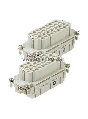 丁TNWK09320323111原装德国HARIGHANN32EE-F母头哈32芯母头