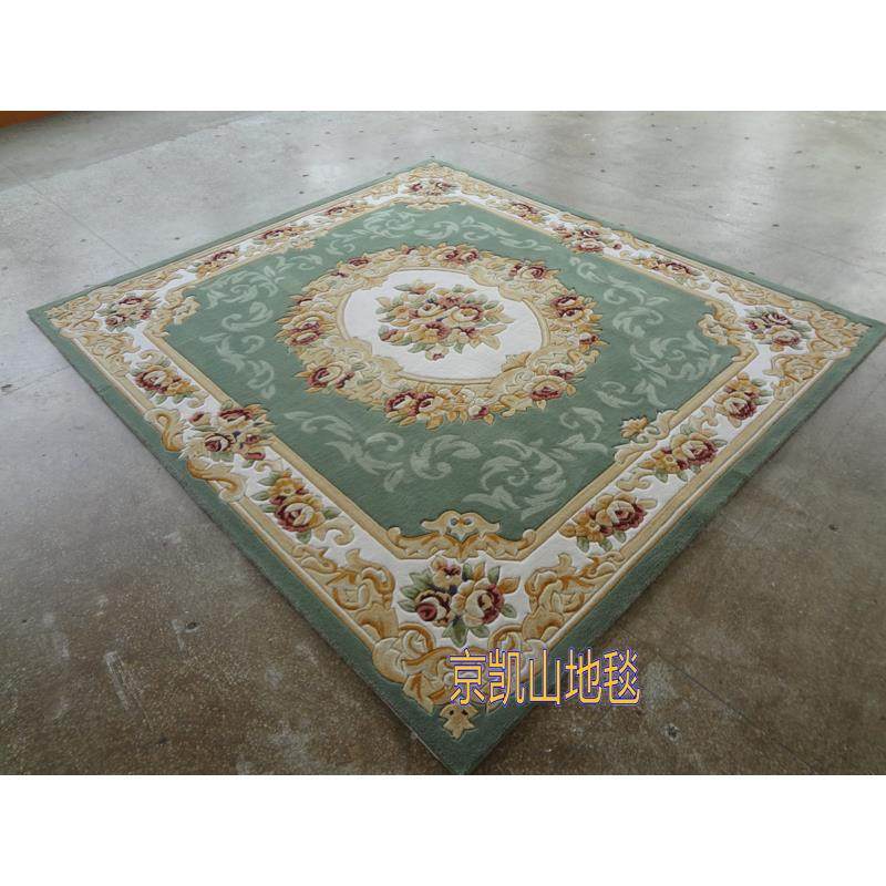 新兰进口羊毛绿色花西朵复古别床墅客茶几厅沙532发地毯卧室客房,居家布艺,地毯,淘宝优惠券,粉丝福利购,淘宝优惠卷