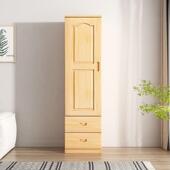 实木衣柜全实租木衣儿柜童抽TDF屉家用衣橱卧室简约松出木屋单人