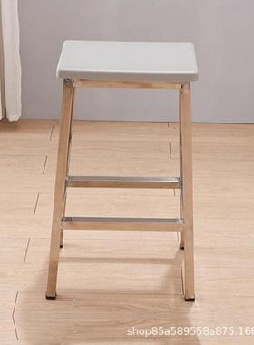 不锈钢凳工车间凳子加作厂高梯形凳加厚操凳电子80234厂流水子线