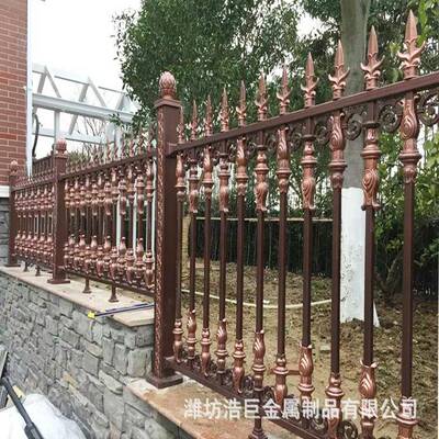 欧式别墅铝艺护栏庭多规艺格样式院铝艺护栏70976厂家产生生产铝