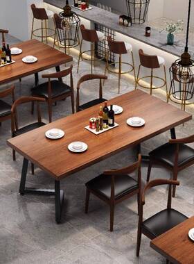 餐桌家用吃饭子现代简约长方形租屋桌吃饭桌子NUK学习书出桌洽用