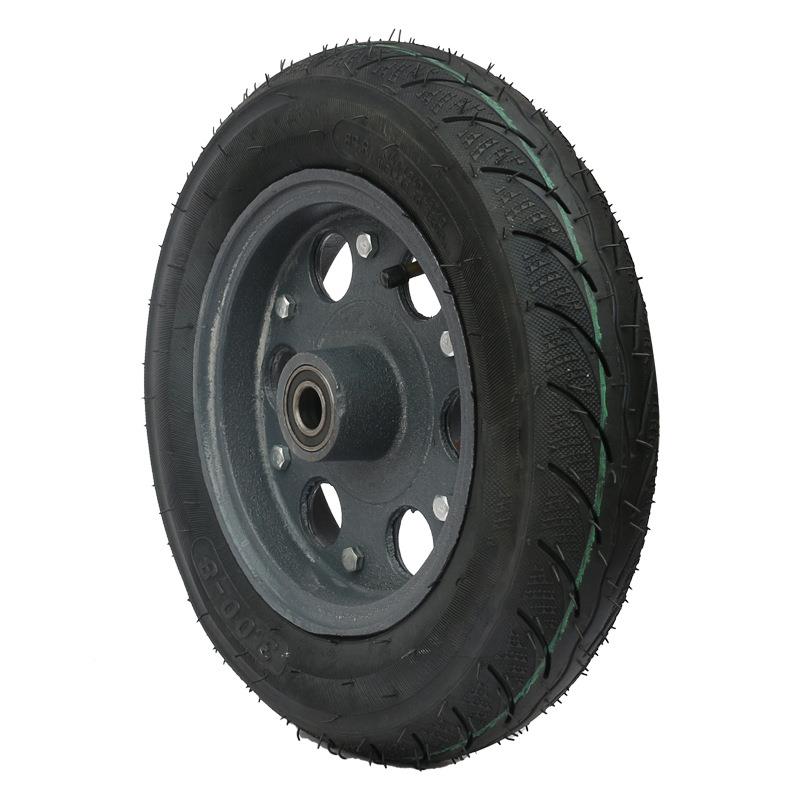 铁充气轮14寸板车轮轮子1寸小推车充气4轮GNO推车胎轮胎轮铸工业