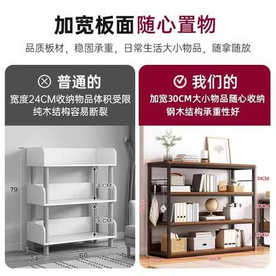 打印机置物架办公室落地多层书架多功能家用靠墙展示架客厅收纳架