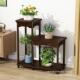 实木花架中式 花台内阳台家肉用落地式 BEE室客厅置物架多绿萝盆架