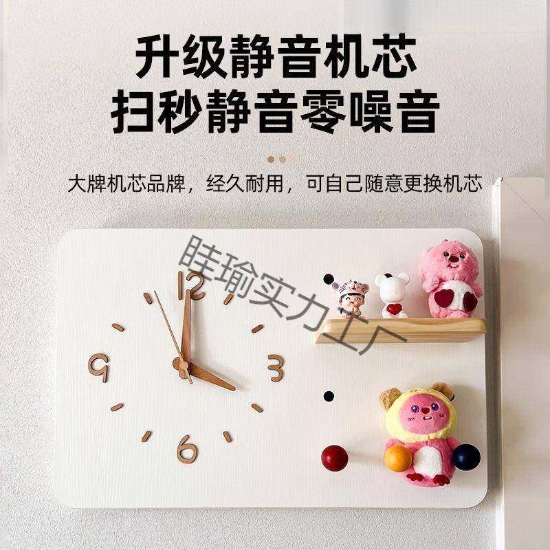 表箱装饰画带钟表202新款中古风免无品牌/打孔电闸弱盒5遮挡洞洞