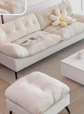 云朵沙发民宿客厅代小型公寓布艺奶风GYH现简户约科技油布三人位