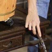 香木泡TZ010A脚木桶4质0cm高过小腿柏家用脚盆泡脚桶木足浴洗桶重