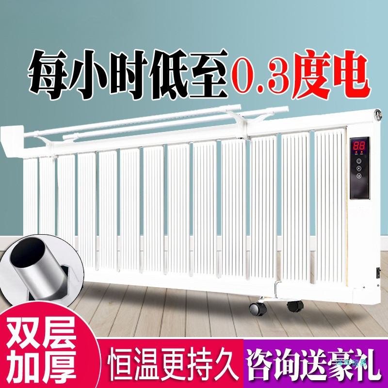 HHM253家用暖气片水暖电加热暖气加水电暖器注水节能省电智能插电