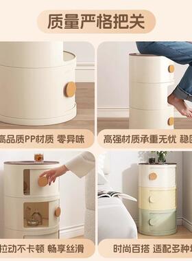 斗柜卧室多抽巴胺屉柜靠墙床尾五斗储现柜简约代置物NUA柜物床头