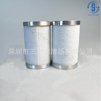720FILER螺杆空机油分玻575076301T折叠纤滤芯油气分离器压过滤芯