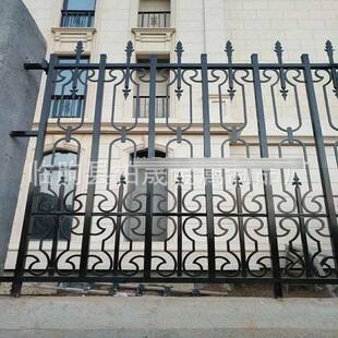小护楼栏别墅区铝艺护栏梯铝艺大门中76342式格栅扶手护栏