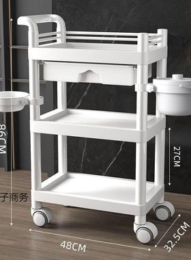 轻高档车移动手推推奢车置物架仪专器具80707车工院用小车