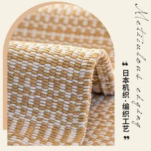 新款 通用沙发套罩防滑坐垫盖布 沙发垫日式 棉麻线编织复古四季