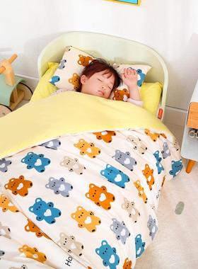 纯棉套幼儿园被子三件儿童qmhx692被褥六件套宝宝睡入园婴床儿床