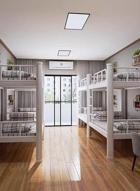 铁学架床校公寓加厚型床工地双人床高低工床员宿舍材83367双层床